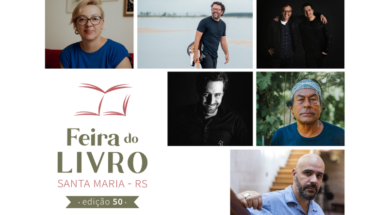 Feira do Livro de Santa Maria edição 50 - principais atrações